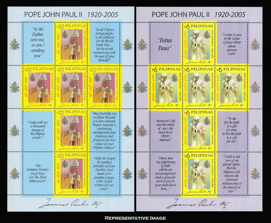 Philippines Scott 3006a-3007a Mint never hinged.