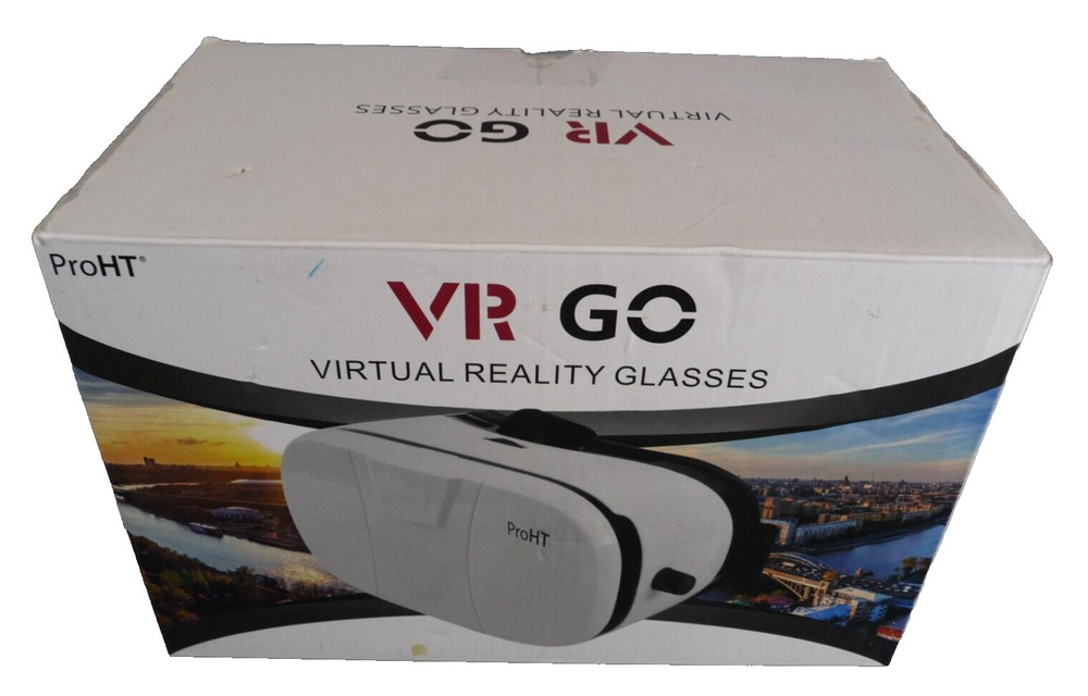 Virtual Reality Glasses VR GO White ProHT compatible Untested Compatible