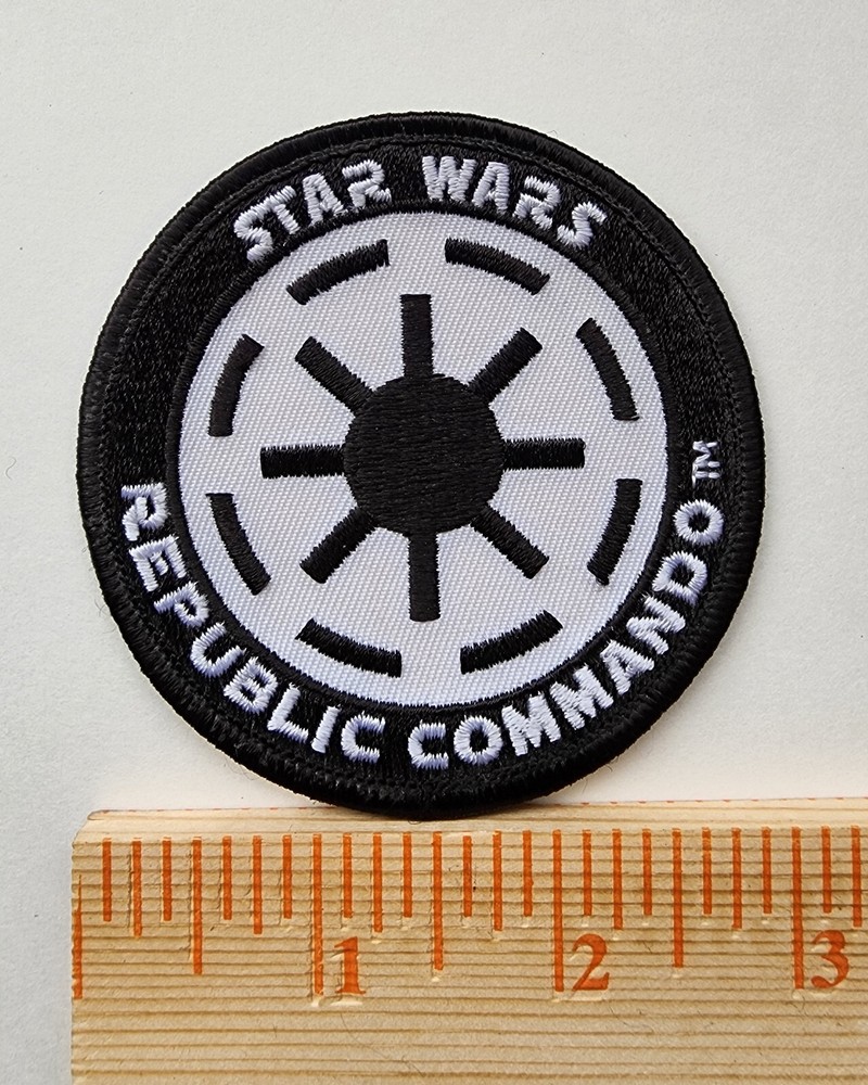 Iron On Patch featuring Star Wars Republic Commando 2004 Elite Squad Action NEW