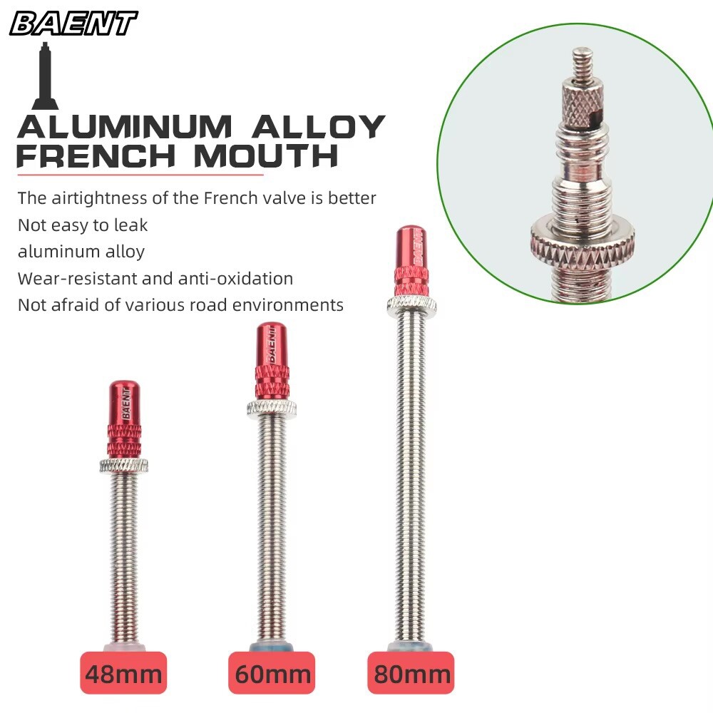 (2 pack) BAENT Ultralight Bicycle 700C TPU Inner Tube 700*23-28C FV 80mm