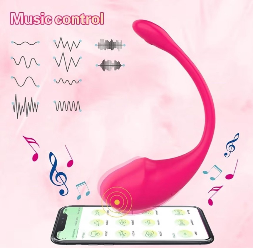 Bluetooth vibrator Remote Control Massager Portable Soft Silicone Design