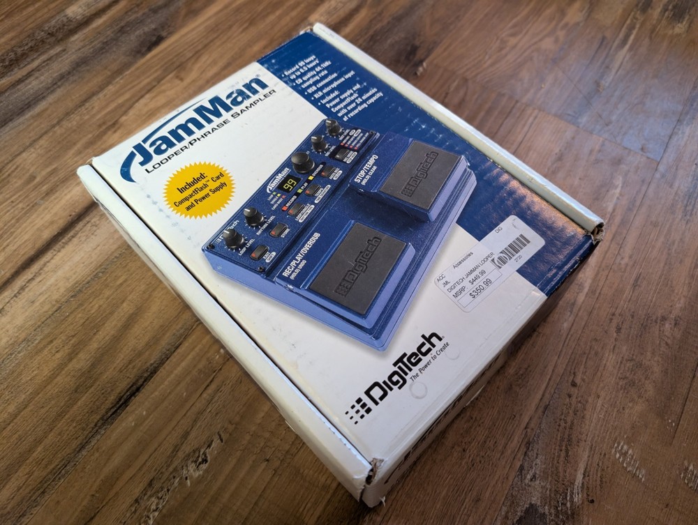 DigiTech JML JamMan Looper Guitar Effects Pedal With Original Box And PSU