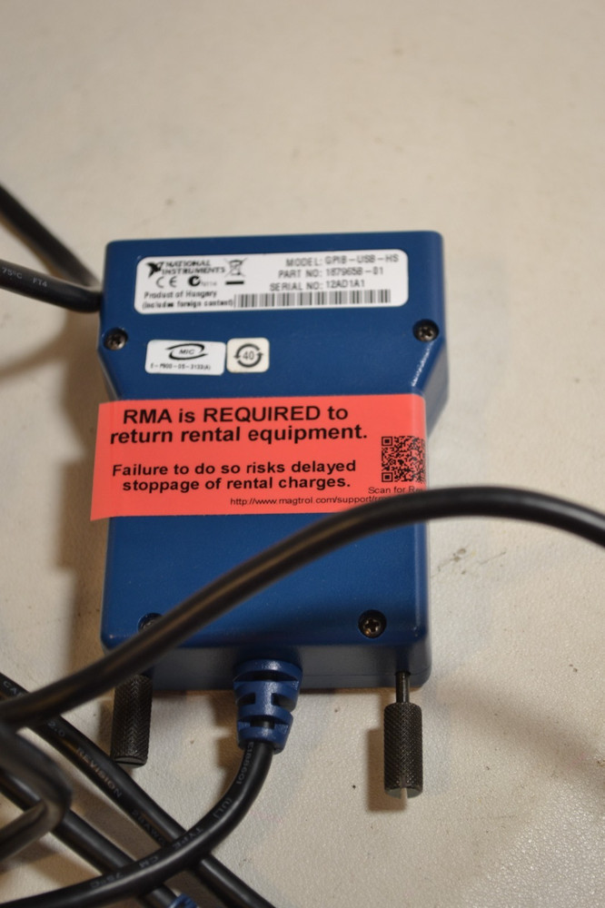 National Instruments NI GPIB-USB-HS Interface Adapter 187965B-01