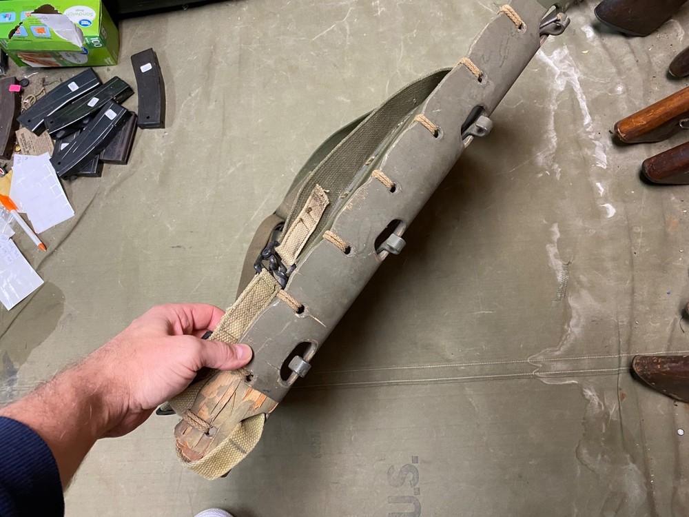 ORIGINAL WWII US ARMY M1944 EQUIPMENT AMMO CARRY PACK BOARD BACKPACK-DATED 1944