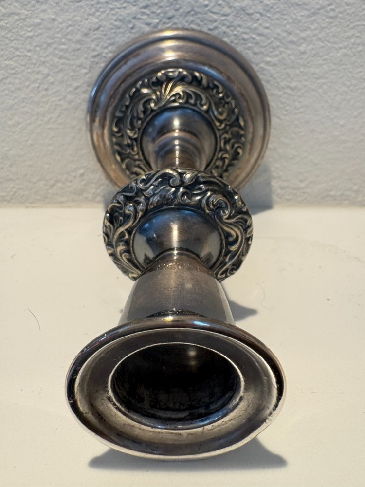 Antique Gorham Silver Plate Peg Lamp ~ c1906 ~ Empire Pattern