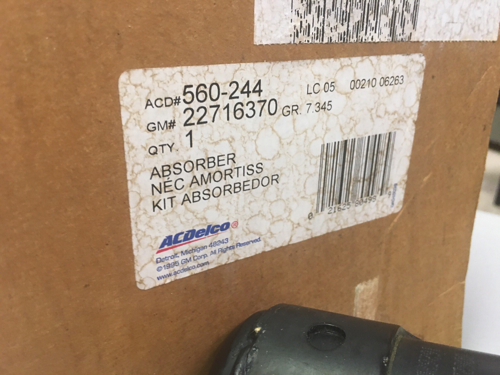 AC DELCO 560-244 GM 22716370 Strut 08-17 ENCLAVE