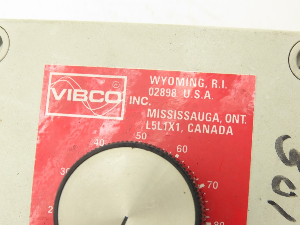 Vibco SCR-100 Electric Vibrator Variable Speed Controller 120V