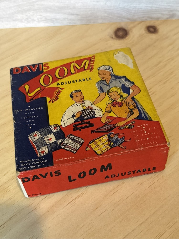 Davis Vintage Adjustable Loom Original Box
