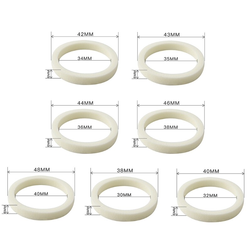 2 pcs Cycling Sponge Ring Oil Sealed Foam for Front Fork