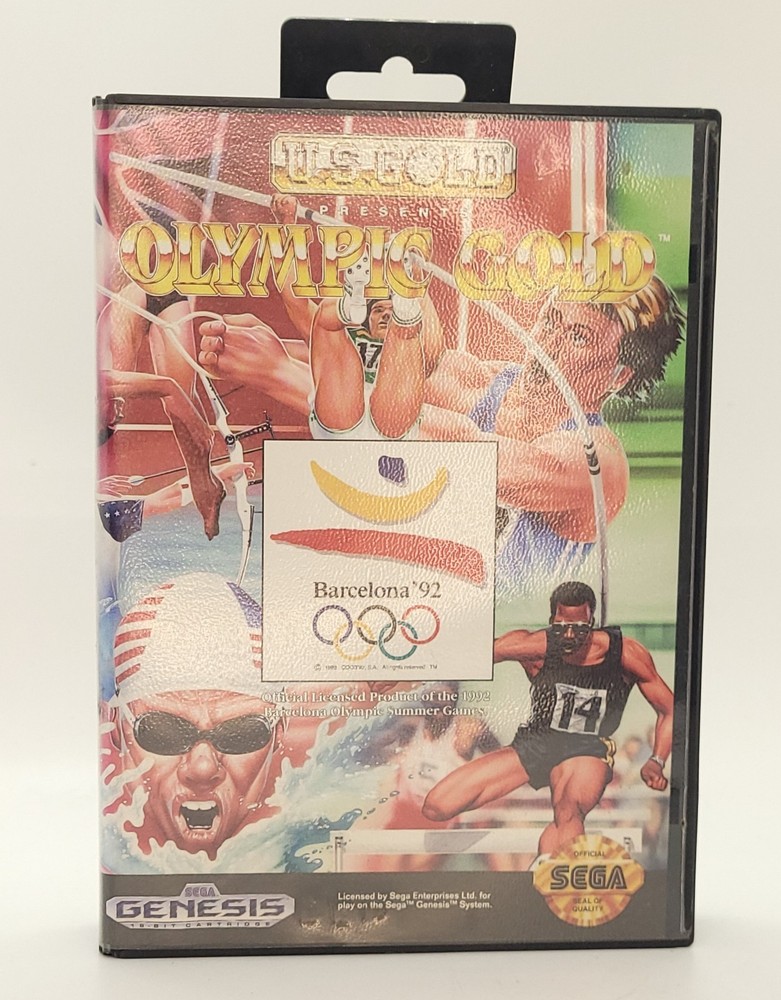 Olympic Gold Sega Genesis 1992 Case Only No Manual Untested