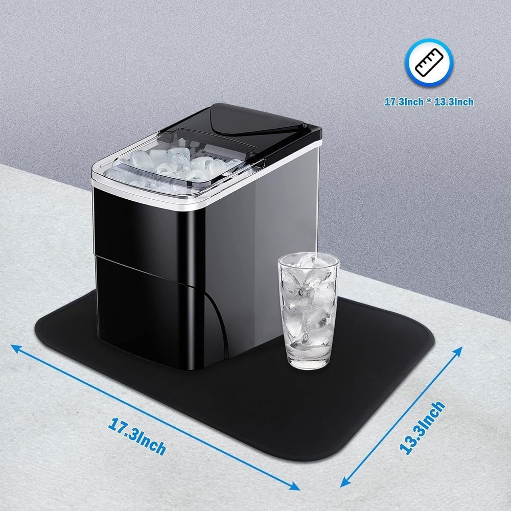 Absorbent Countertop Ice Maker Mat for Drying & Protection