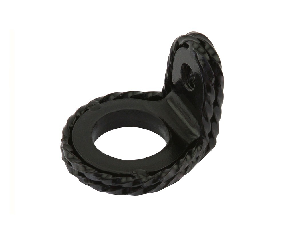 SPRING FORK TWISTED RING 1 INCH 90 DEGREES BLACK