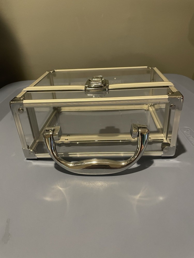 Clear Acrylic Storage Case. 7”x 6” X3”