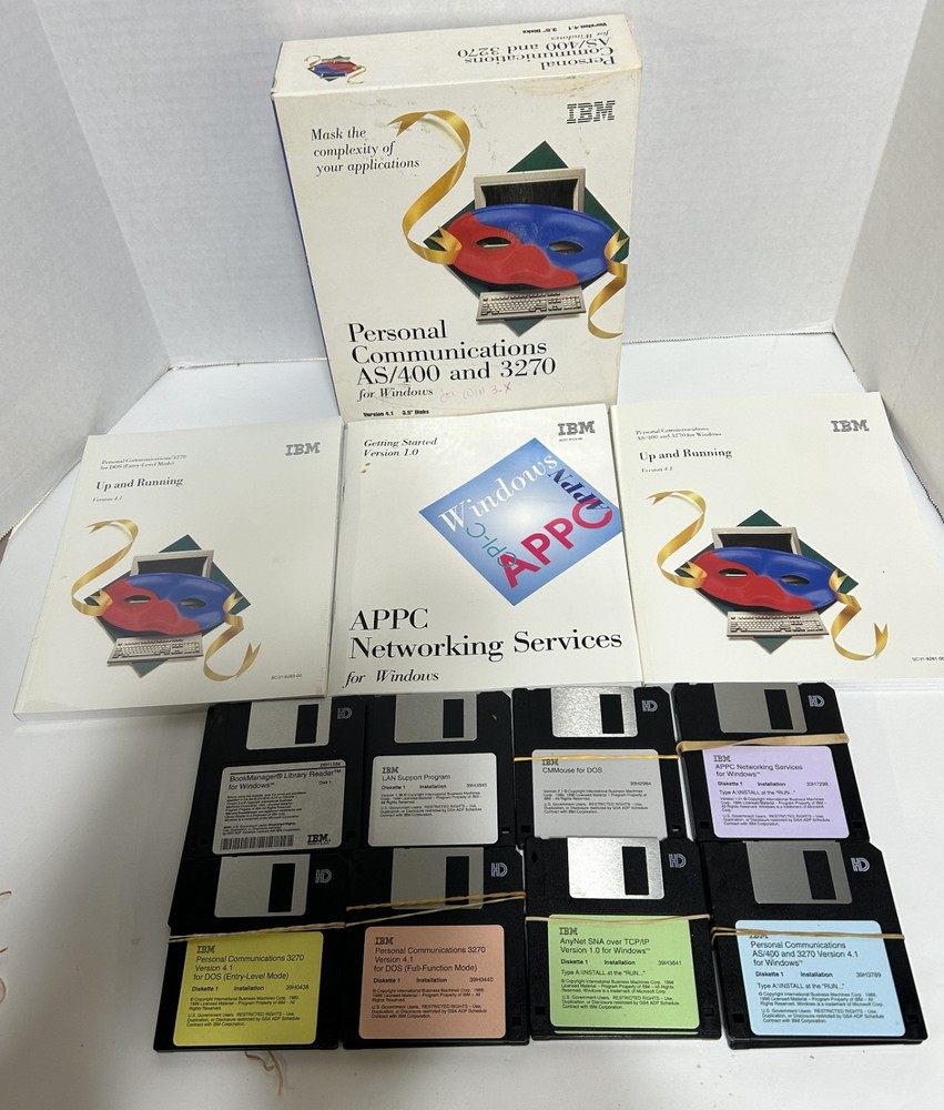 IBM Personal Communications AS/400 & 3270 Windows 4.1 Includes Software