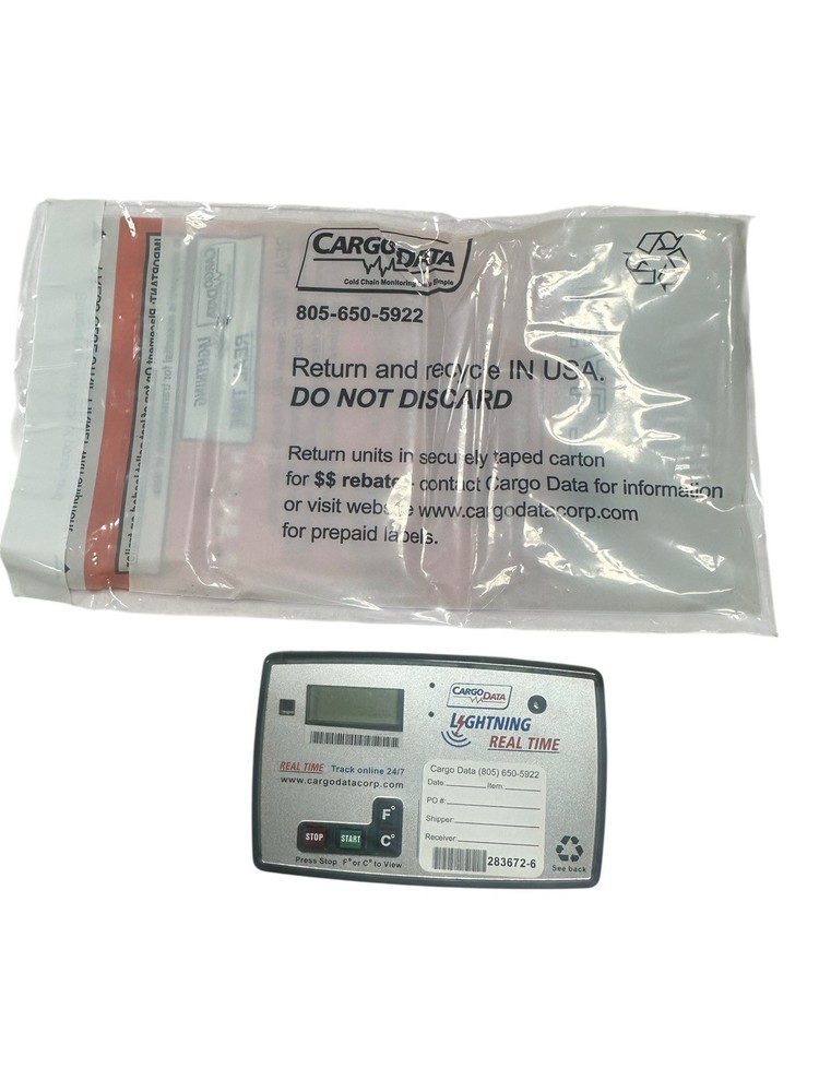 Cargo Data Lightning Real Time Temperature Sensor Device 20 Days FreeShip