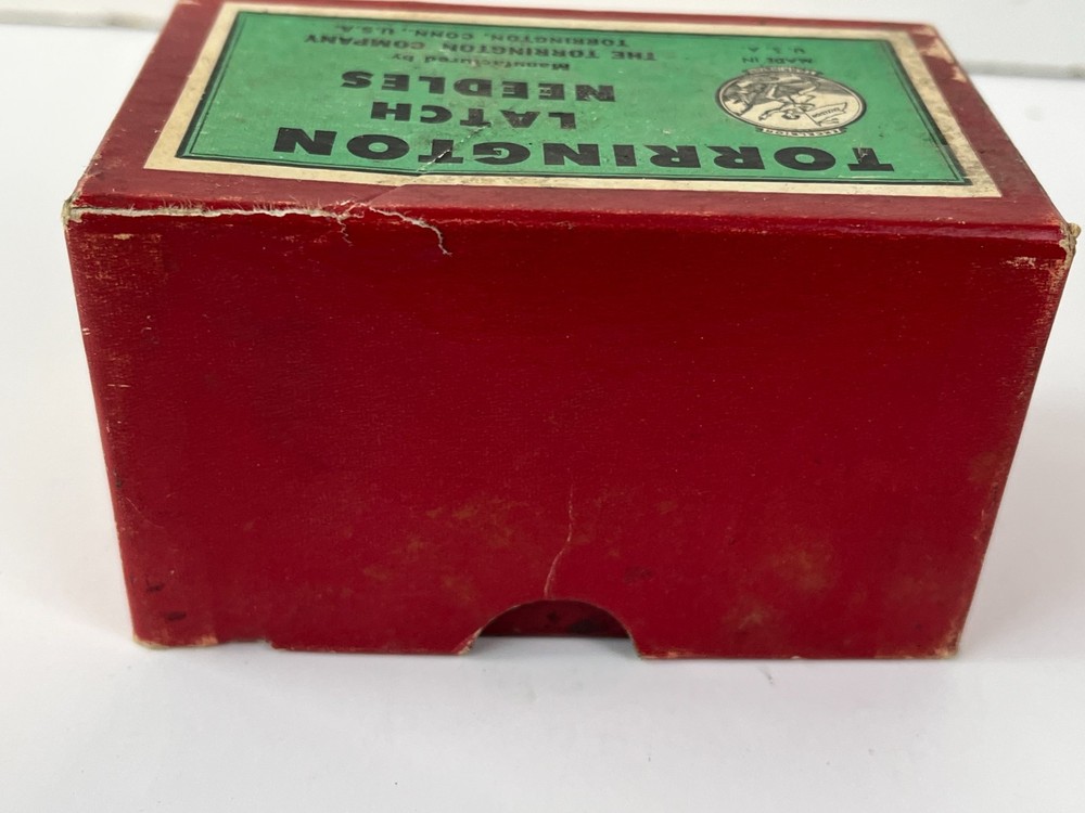 Torrington Latch Needles Box Lustorr 2823ER Empty