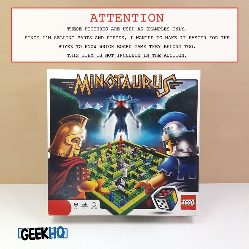 Minotaurus • (4x) Blue Player Token Replacement [2010] Lego