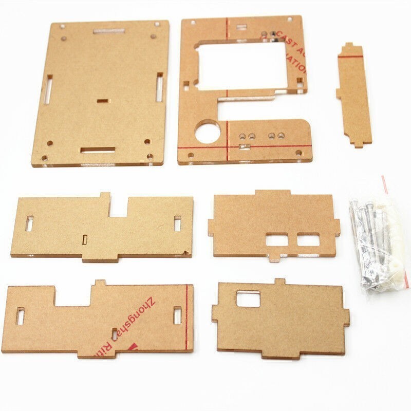 Component Tester Transistor Diode Capacitance ESR Meter Clear Case Cover Acrylic