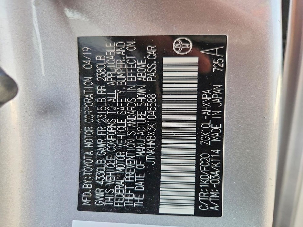 Camera/Projector Camera Front Windshield Mounted Fits 19 C-HR 3918886