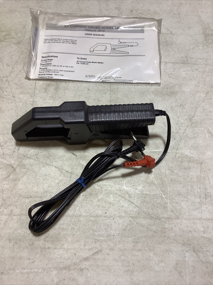 AEMC Instrument AC Current Probe 1201.07 Model MD013