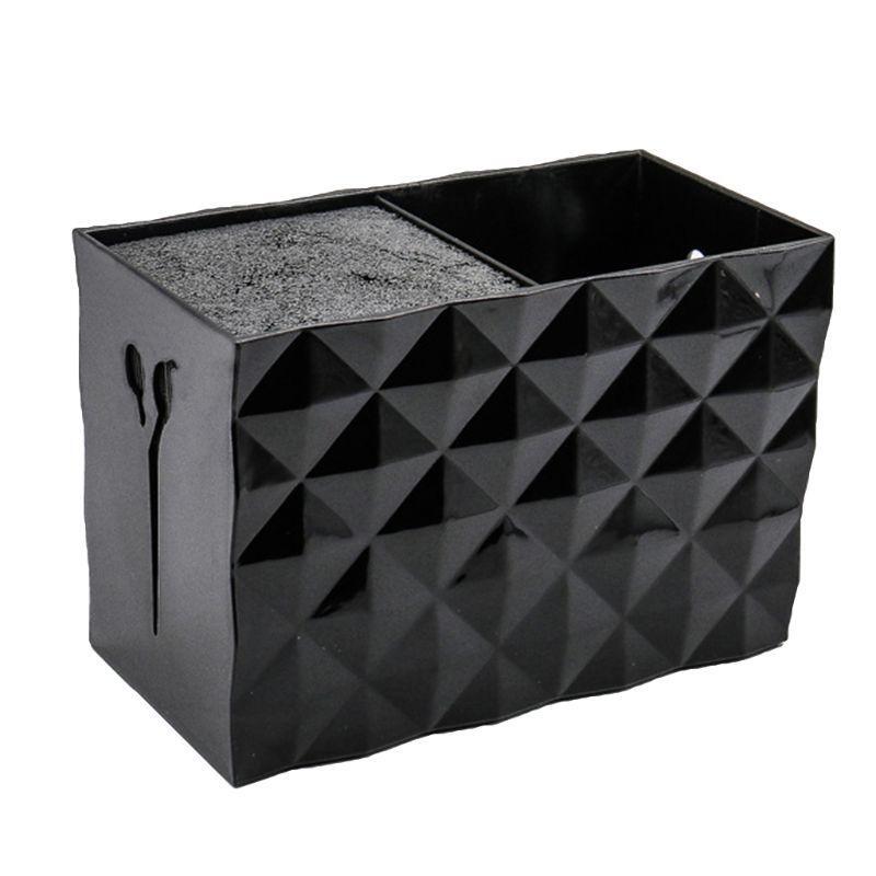 Double Row Scissors Storage Box Plastic Practical for Case for Pro Salon