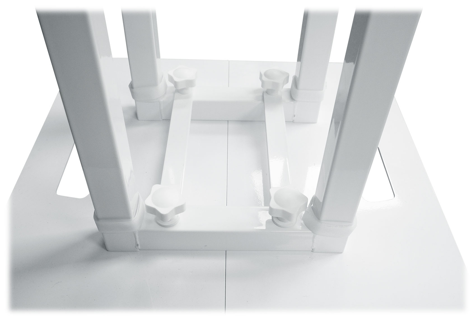 2 Rockville RTP-GO Portable Collapsible DJ Totem Light/Speaker Stands+Bags+Scrim