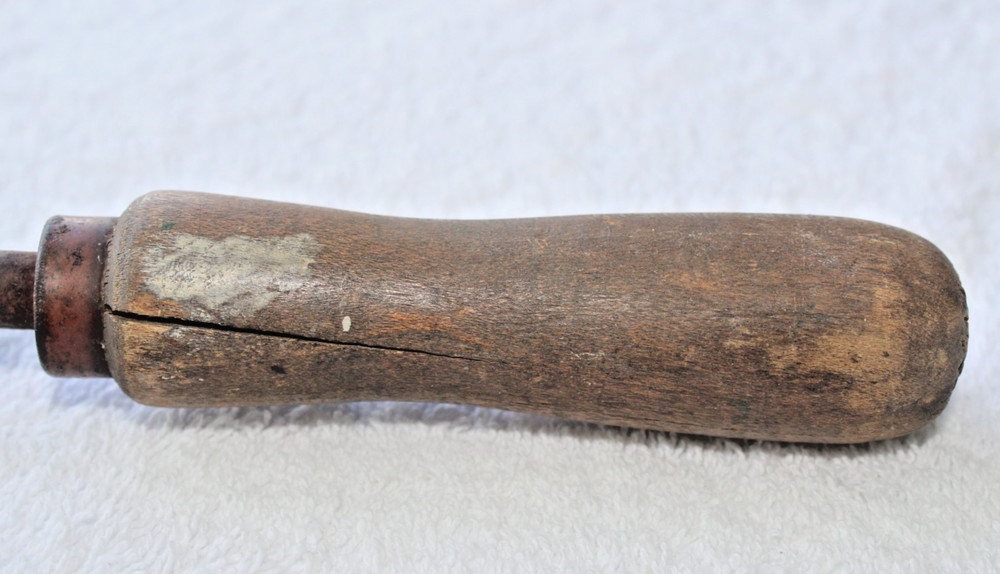 Vintage Wooden Handled Triangle Scraper