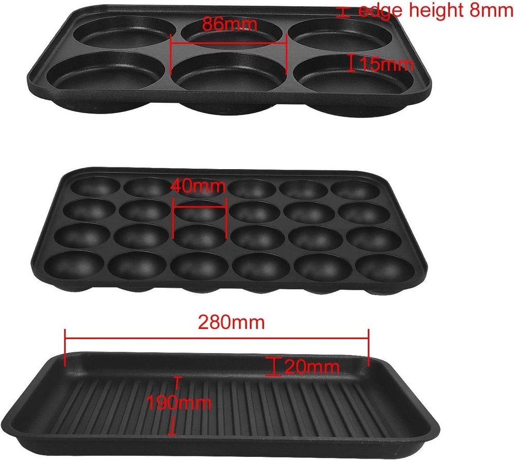 Multifunctional Baking Maker - Grill Pan Cake Pops Takoyaki=