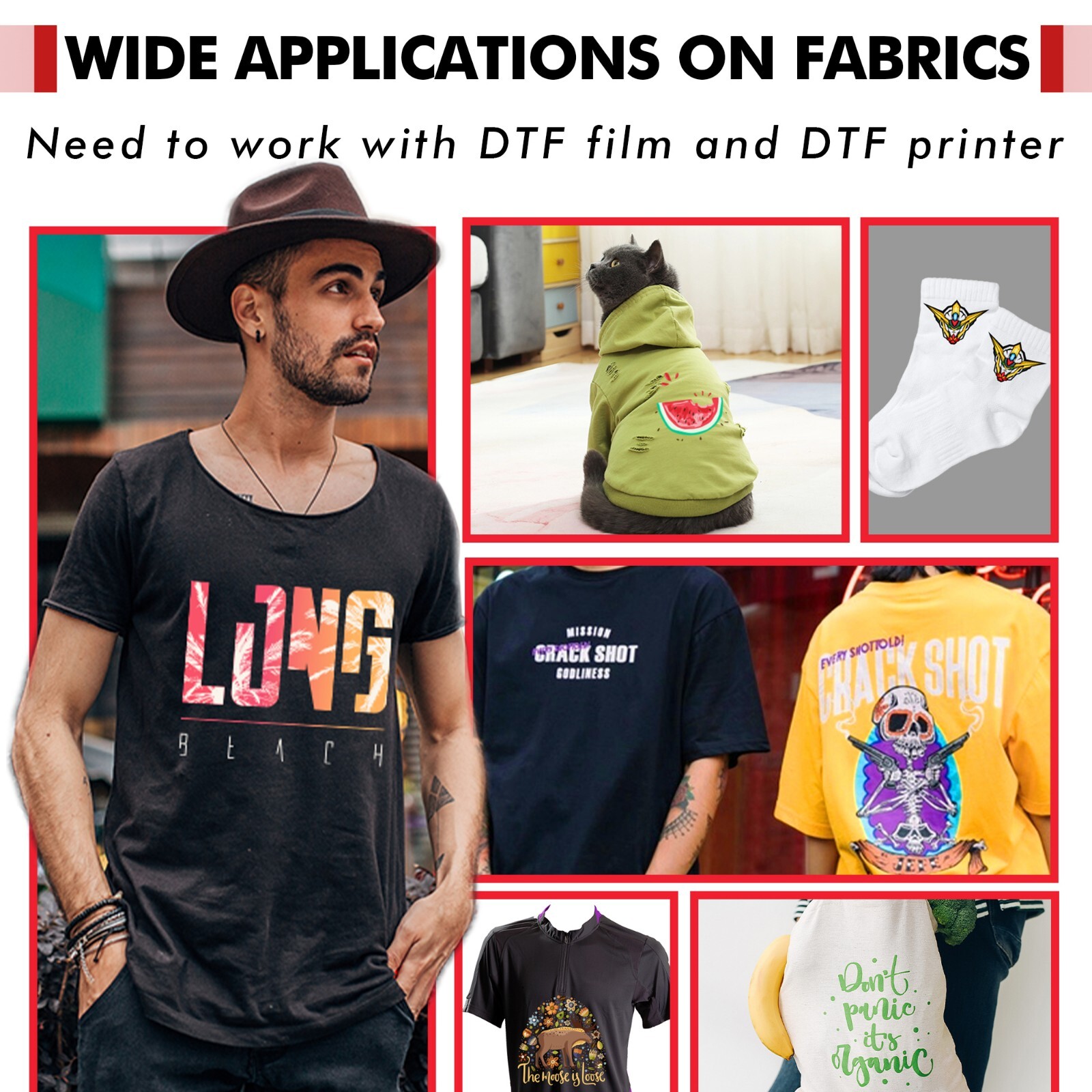 A-SUB Black DTF Powder for Sublimation Adhesive Powder Hot Melt for DTF Transfer