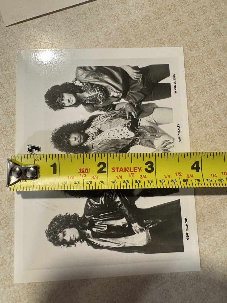 Kiss Animalize Patch Photo Sticker Lot Vintage Mark St John 1984 Rare Eric Carr