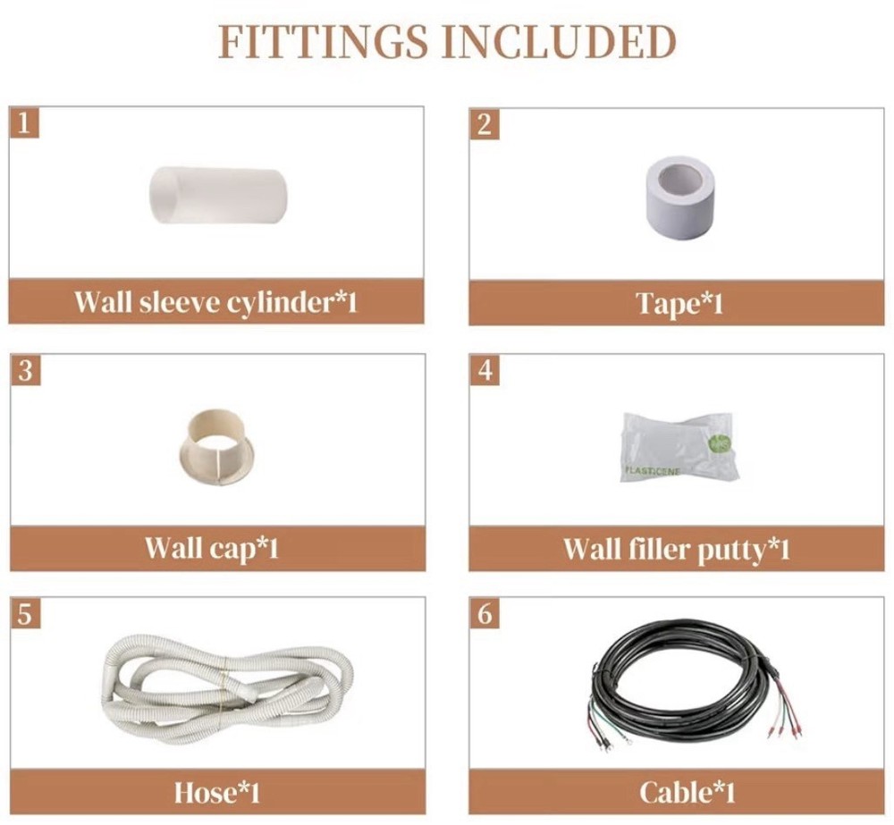 ICOOL 16 FT Mini Split Line Set 1/4" & 1/2" Insulated Copper Air Conditioning
