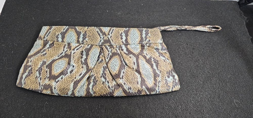 EBISU Snakeskin Pattern Wristlet