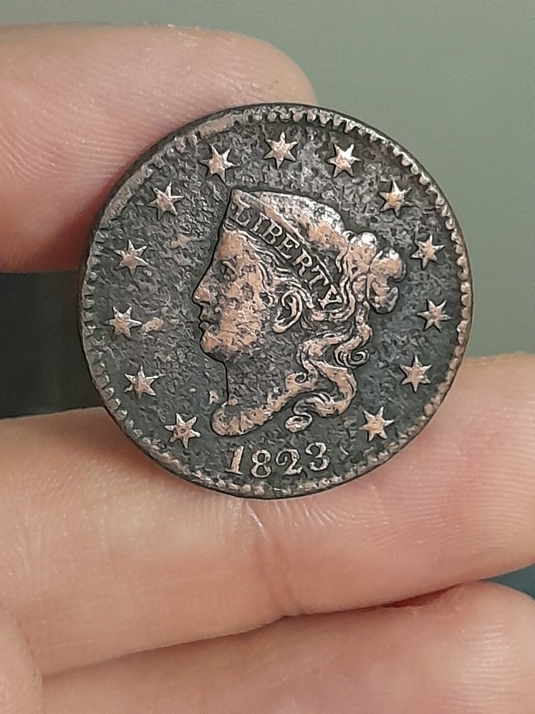 1823 Coronet Head Large Cent