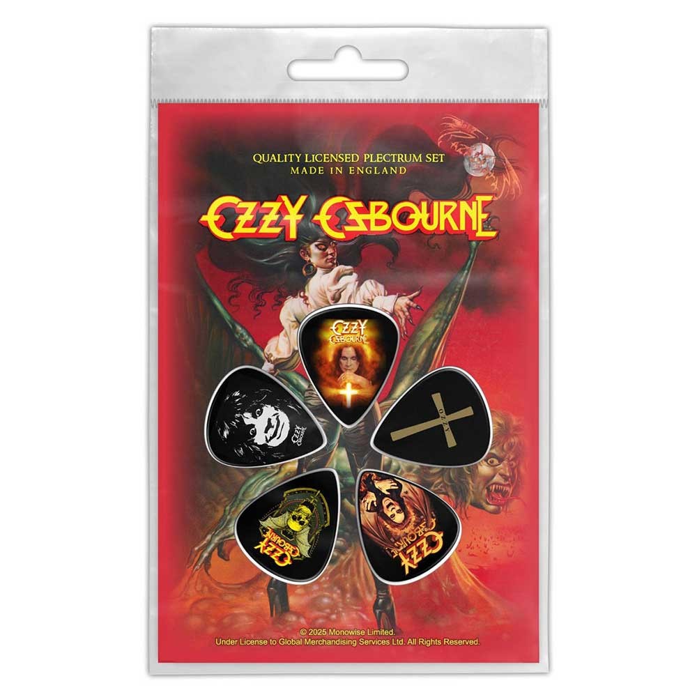 Ozzy Osbourne - The Ultimate Sin Guitar Picks (Set of 5)