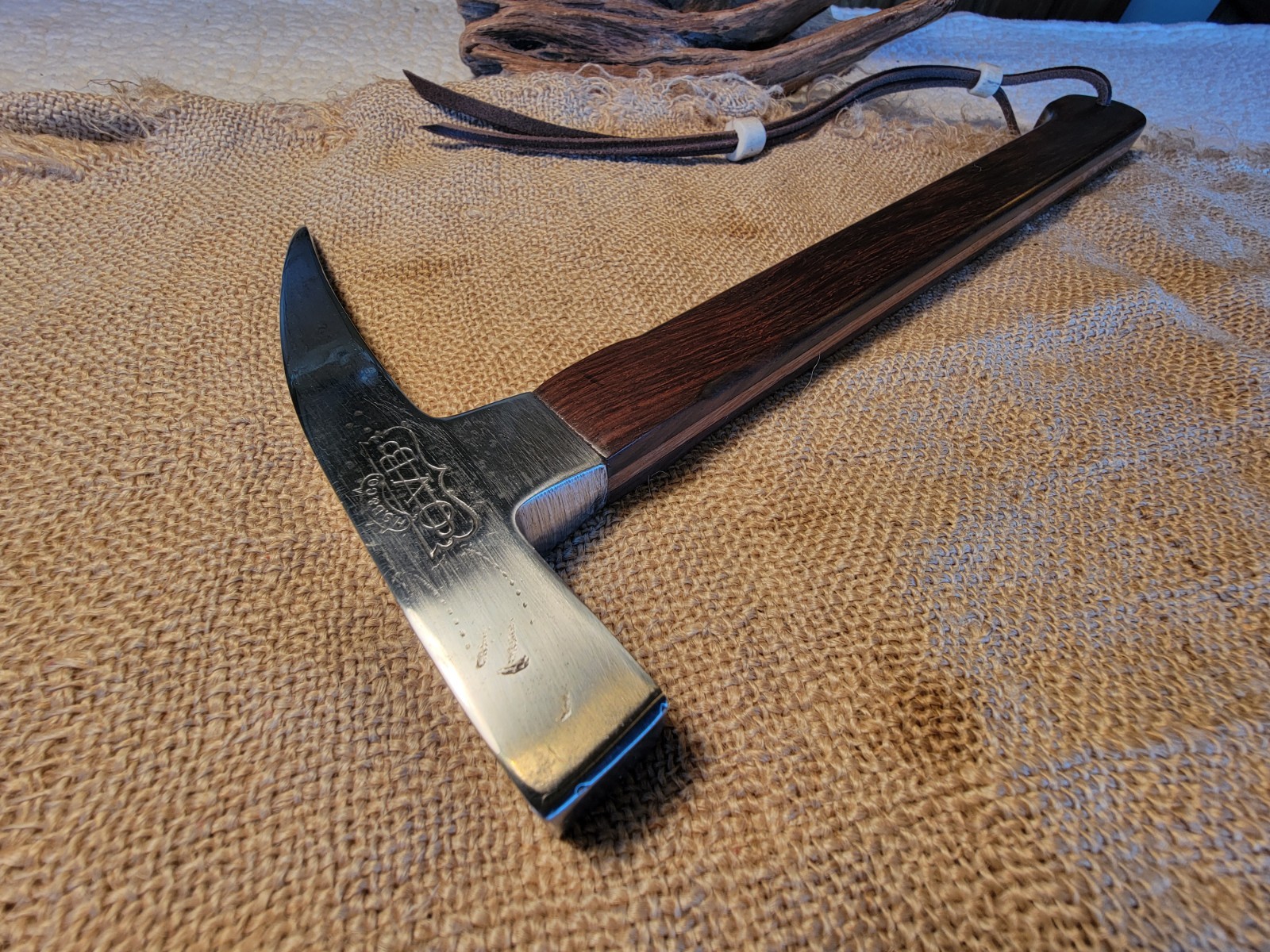 ANTIQUE HIBBARD SPENCER BARTLETT OVB ROCK PICK PROSPECTOR HAMMER NEW BRW HDL.