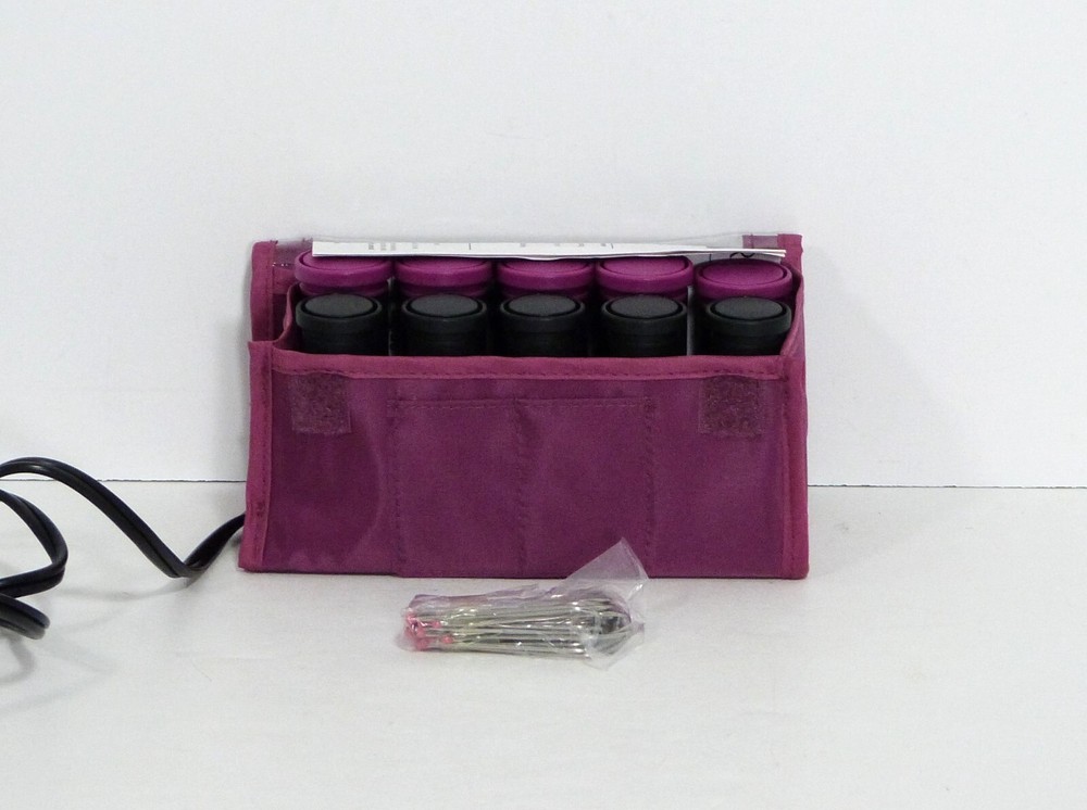 Open Box Remington Compact Hot Roller Ionic & Ceramic Travel Size 10 Roller Set