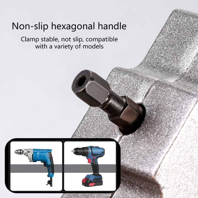 Functional Shear Attachment Efficient Drill Converter for Sheet Metal Cutting
