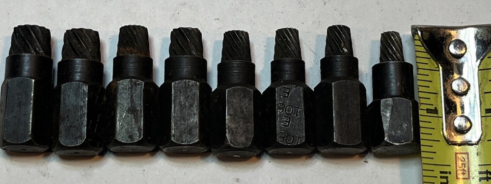 8 Bolt Extractors Used