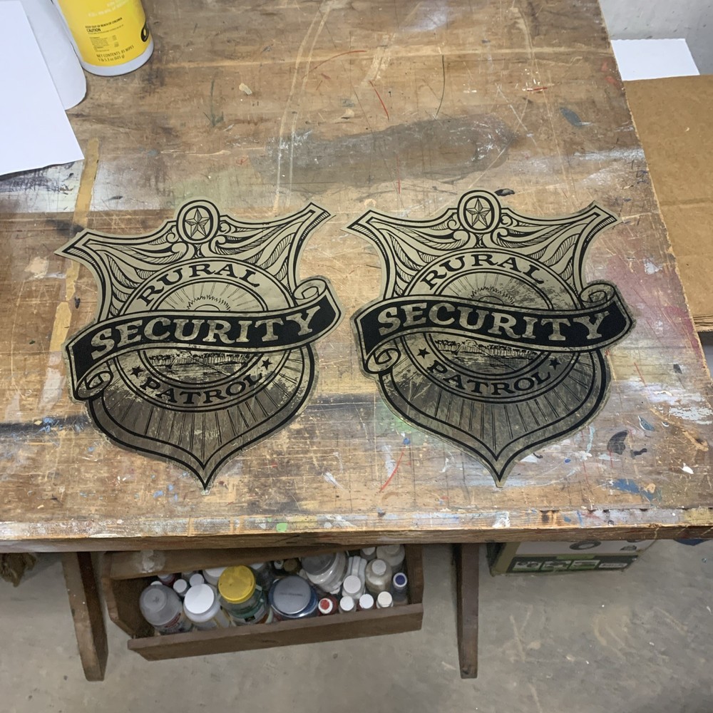 security patrol decal
