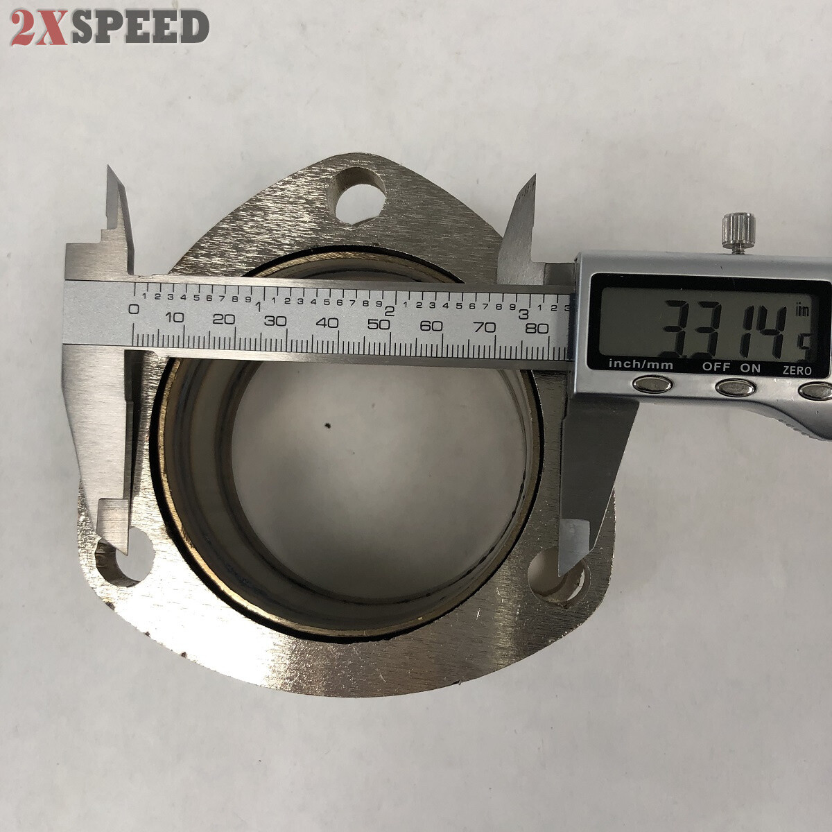 3 inch 3 Bolt Flange Exhaust Muffler Pipe Extension Flange Mild Steel Adapter