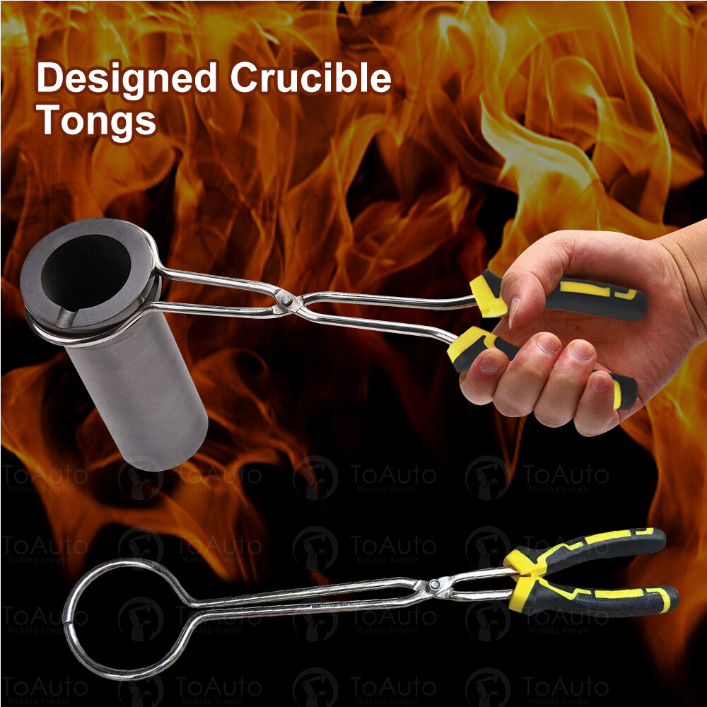 3KG Digital Metal Melting Furnace Jewelry Smelter Kiln Refining Gold Silver 110V