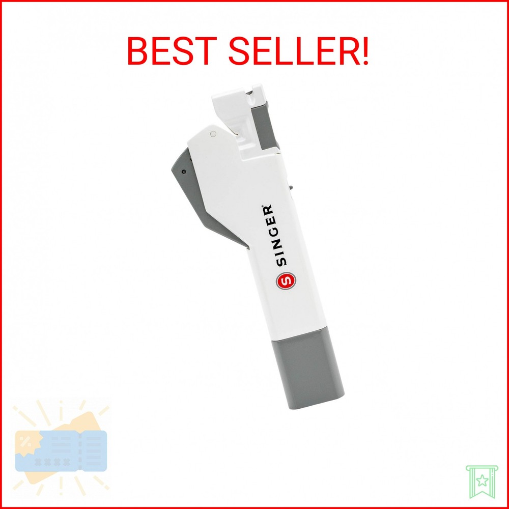 SINGER Needle Threader Assistant - Automatic Hand Sewing Needle Threader