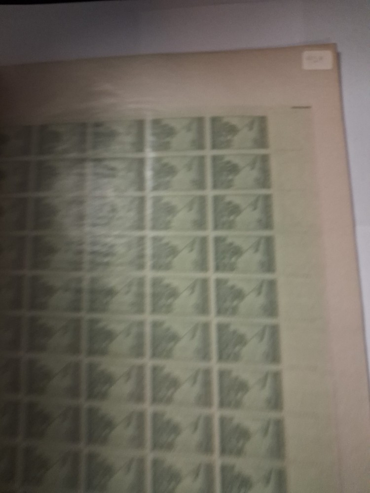 White Ace Standard Mint Sheet File 16 Sheets - 2 With Stamp Sheets Rest Empty