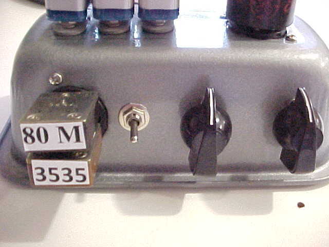 160/80/40/30 METER CW BATTERY POWERED HAM RADIO QRP TRANSMITTER (W/CRYSTALS)