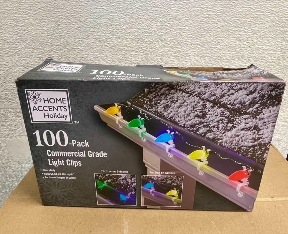 100-pack Heavy Duty Light Clips