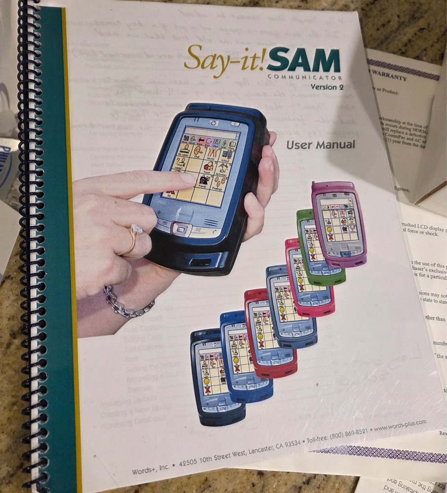 Say-It! Sam Communicator V.2 Words+ *SOLD AS IS*