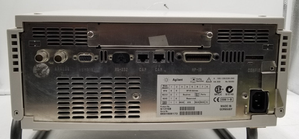 Agilent G1315B 1100 Series DAD Diode Array Detector