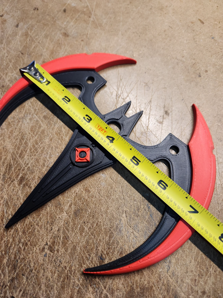 Arkham Knight Batarang (3d Printed Single print multi colors)