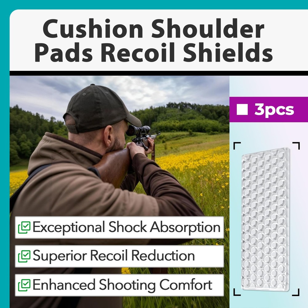 3 Pcs Recoil Pads, Pads Recoil Shields for Browning Reactar Replacement, for ...