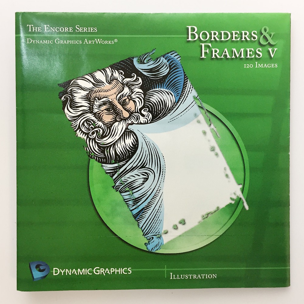 Borders & Frames v5 Clipart CD High Resolution by Dynamic Graphics + FREE CD